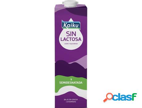 Leche Semidesnatada Sin Lactosa KAIKU (1 L)