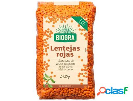 Lentejas Rojas Para Puré Bio BIOGRÁ (500 g)