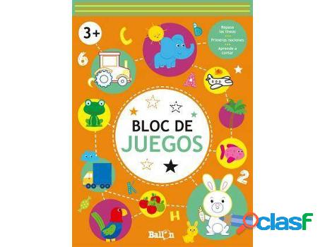 Libro Bloc De Juegos +3 Naranja de Ballon (Español)