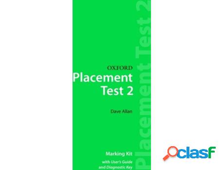 Libro Oxford Placement Tests (Revised Ed) 2: Marking Kit