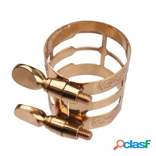 Ligadura de saxofón de ajuste de doble tornillo Muslady