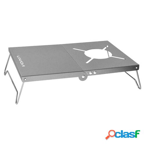 Lixada al aire libre plegable de aleación de aluminio mesa