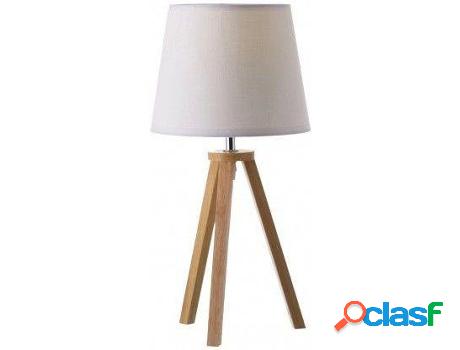 Lámpara De Mesa HOGAR Y MÁS Sobre Nórdica De (Madera