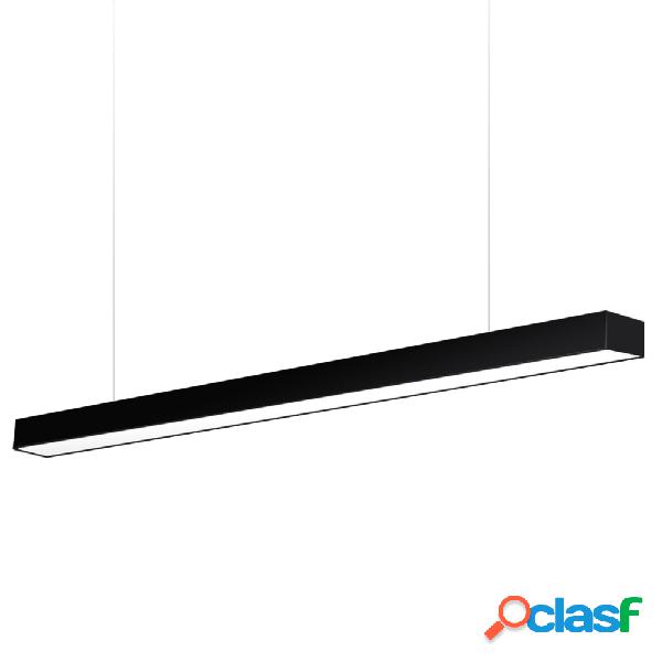 Lámpara colgante mod suspend 30w 150cm negro blanco cálido