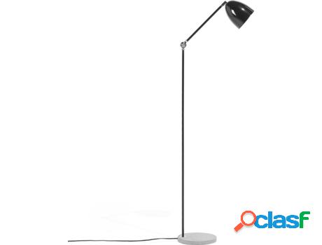Lámpara de Pie Chanza (Negro - Metal -15x15x165 cm)