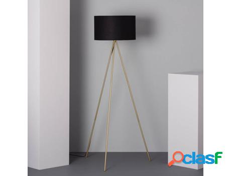 Lámpara de Pie LEDKIA Carla (Negro - E27 - 40 W)