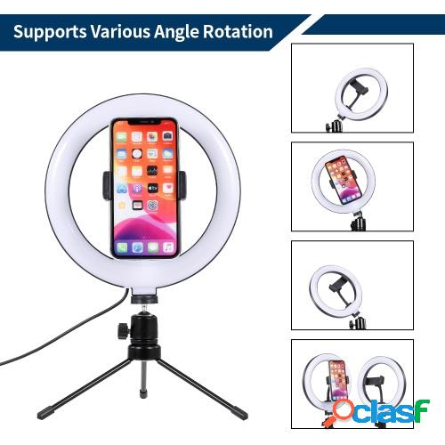 Lámpara de Selfie con luz de anillo de video LED de