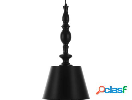 Lámpara de Techo Fluvia (Negro - Metal -25x25x122 cm)