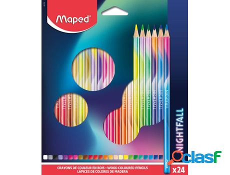 Lápices de Color MAPED Nightfall (24 Unidades)