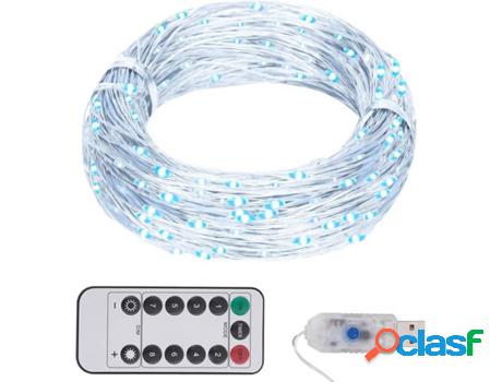 Luces de Navidad VIDAXL 150 Luces LED (15 m - Blanco frío)