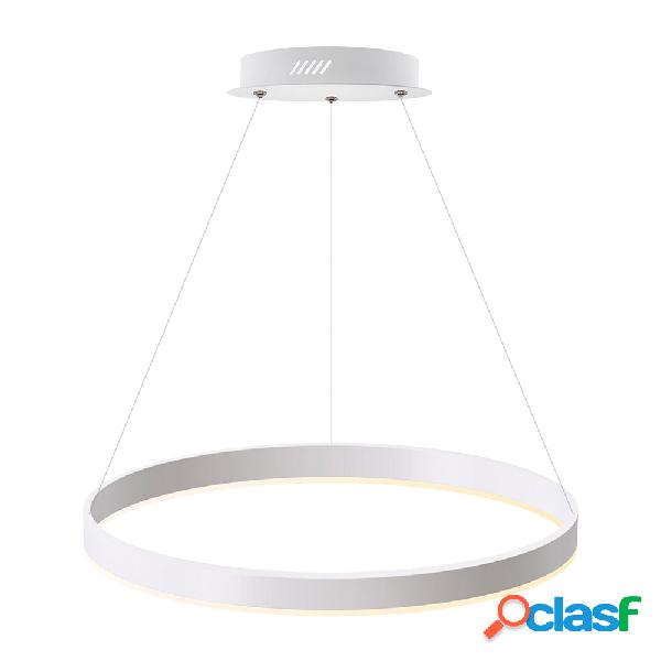 Luminaria colgante ring 37w ø600mm blanco cálido