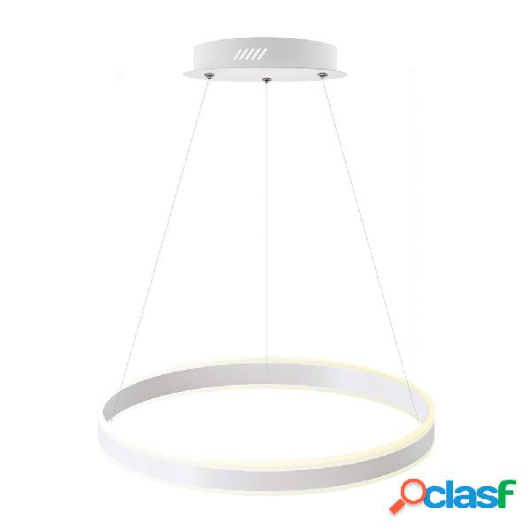 Luminaria colgante ring up 50w ø400mm cct regulable blanco