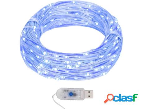 Luz de Navidad VIDAXL Microcordón 40 M 400 Led 8 Funciones