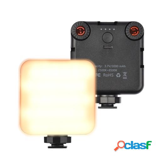 Luz de video LED de bolsillo de temperatura bicolor