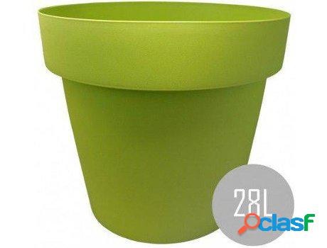Macetero HOGAR Y MÁS Int Et Grande De Pvc Verde Hidroriego