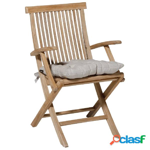 Madison Cojín para silla Panama 46x46 cm beige claro