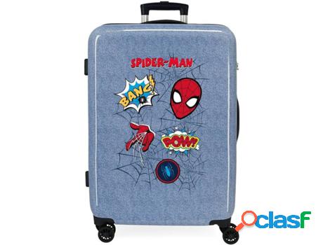 Maleta de Viaje MARVEL Spiderman ABS Rígida Denim (70L)