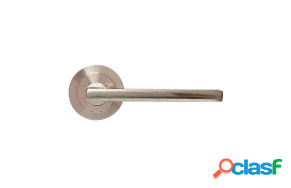 Manilla Acero/Aluminio Roseta (Juego) Brimic R606 Niquel