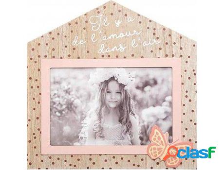 Marco De Foto HOGAR Y MÁS Infantil Mariposa (10x15 cm - mdf