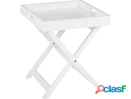 Mesa Auxiliares Chester (Blanco - MDF -40x40x46 cm)