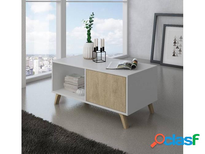 Mesa de Apoyo SKRAUT HOME MESAWINDBLAPUCC (Blanco - Puccini