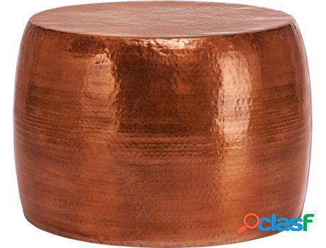 Mesa de Centro WOMO-DESIGN Rojo Aluminio Cobre (53 x 41 cm)