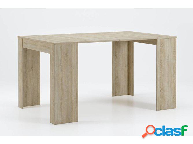 Mesa de Comedor SKRAUT HOME EX140R2018 (Madera - Aglomerado