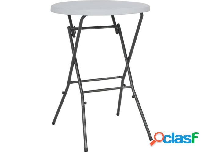 Mesa de Exterior VIDAXL plegable blanco (80x110 cm)