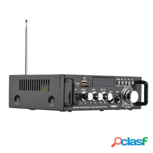 Mini amplificador de potencia de Audio de 12V/220V 2CH 300W