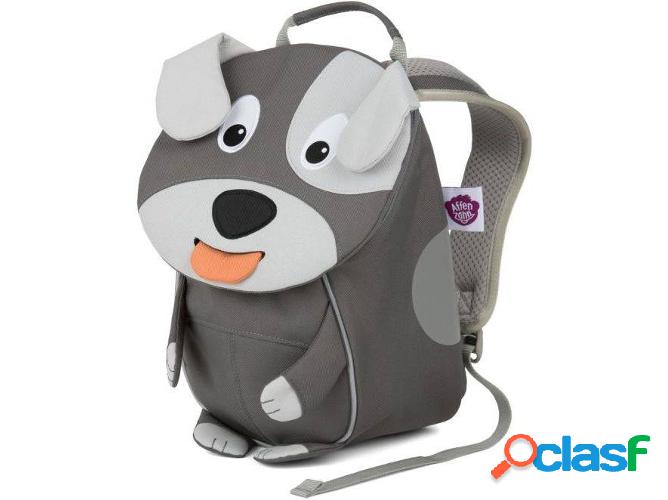 Mochila AFFENZAHN Perro (25x17x11cm - Gris - Poliéster)