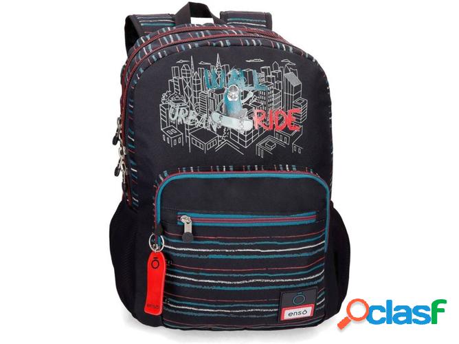 Mochila ENSO Wall Ride Negro Poliéster (32x46x17cm)