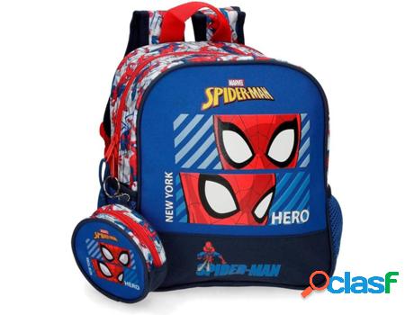 Mochila Escolar MARVEL Spiderman Hero Azul (23x25x10 cm)