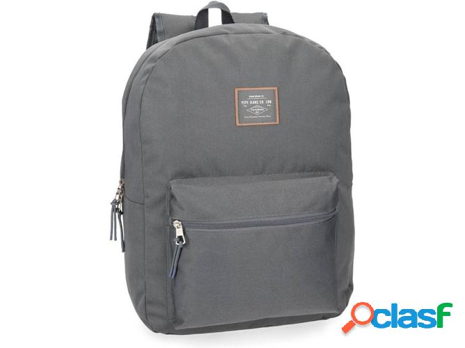 Mochila PEPE JEANS Cross Gris (32 x 44 x 15 cm)