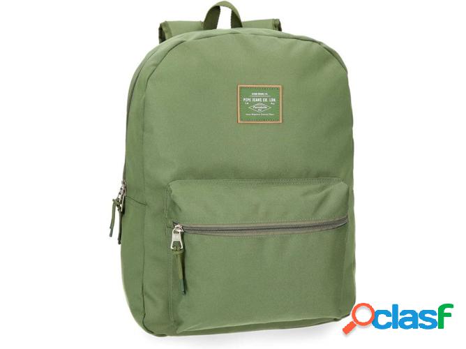 Mochila PEPE JEANS Cross Verde (32 x 44 x 15 cm)