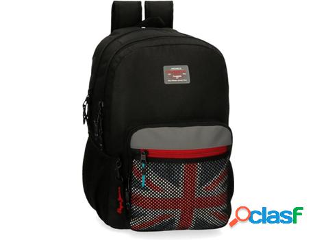 Mochila PEPE JEANS Malden Adaptable (Negro - 31 x 46 x 15