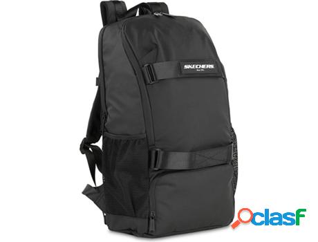 Mochila SKECHERS Deportiva Compartimiento Pc Skate (Negro -