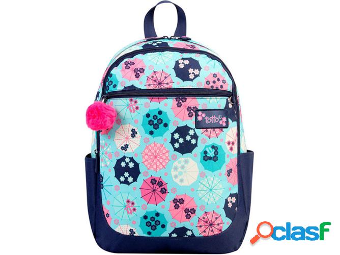Mochila TOTTO Emelinda Azul (29x40x11cm)