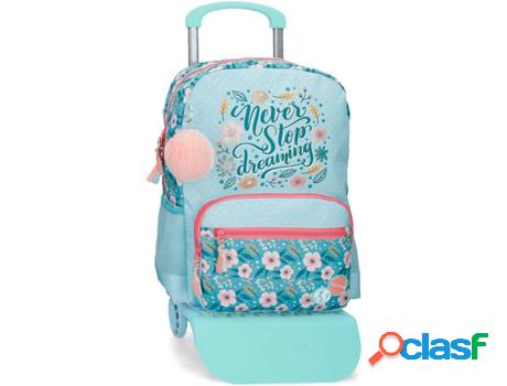 Mochila con Ruedas MOVOM Never Stop Dreaming Azul (31x42x13