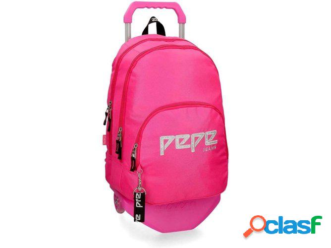 Mochila con Ruedas PEPE JEANS Rosa (31 x 44 x 15 cm)