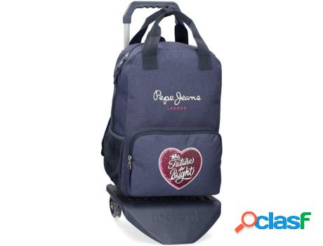 Mochila con Trolley PEPE JEANS Bright (Azul - 30 x 40 x 13