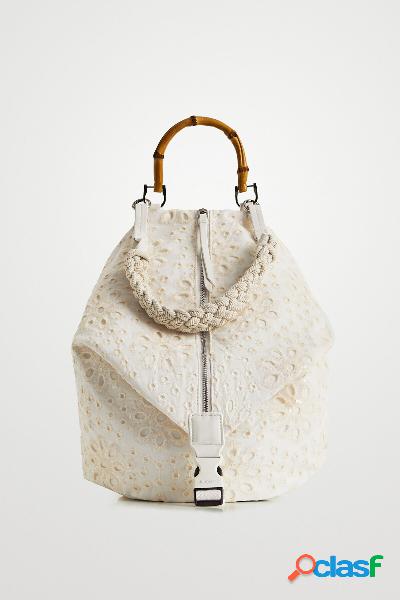 Mochila mediana multiposiciÃ³n bordado inglÃ©s