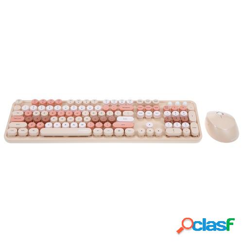 Mofii Sweet Keyboard Mouse Combo Mixed Color 2.4G Wireless