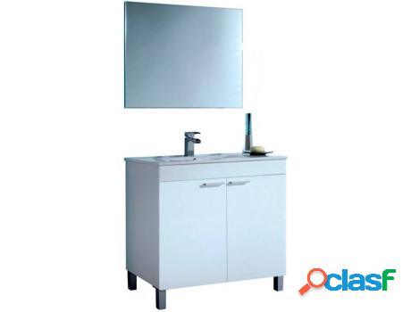 Mueble de Baño IBERODEPOT F4201120 Blanco (88x61.5x11.7 cm
