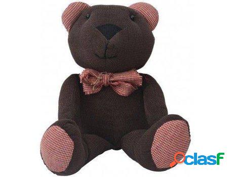 Muñecos HOGAR Y MÁS Oso De Peluche Infantil Con Lazo