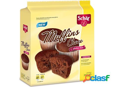 Muffins de Chocolate Sin Gluten SCHÄR (4 Unidades de 65g)