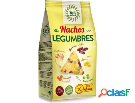 Nachos de Maíz con Legumbres Sin Gluten Bio SOL NATURAL (80