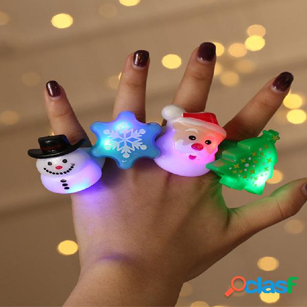 Navidad Moda Luminoso Papá Noel Muñeco de nieve Árbol de