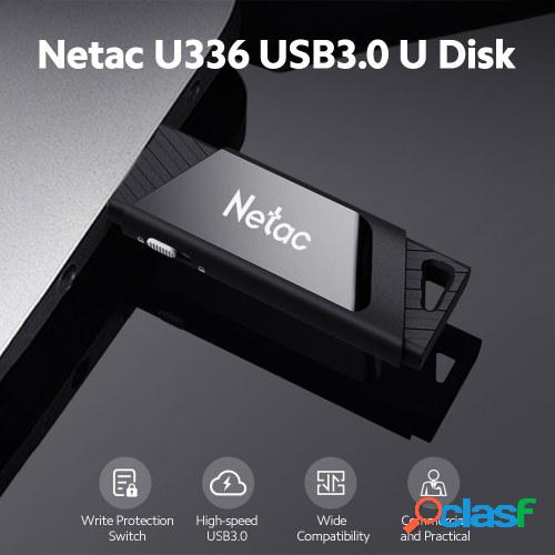 Netac U336 USB3.0 64GB U Disk Protección contra escritura
