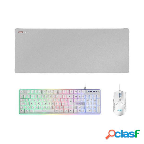 Pack Gaming Mars Gaming MCPX/ Teclado H-MECH + Ratón