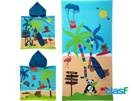 Pack Infantil LE COMPTOIR DE LA PLAGE "Colonia" Un Poncho y